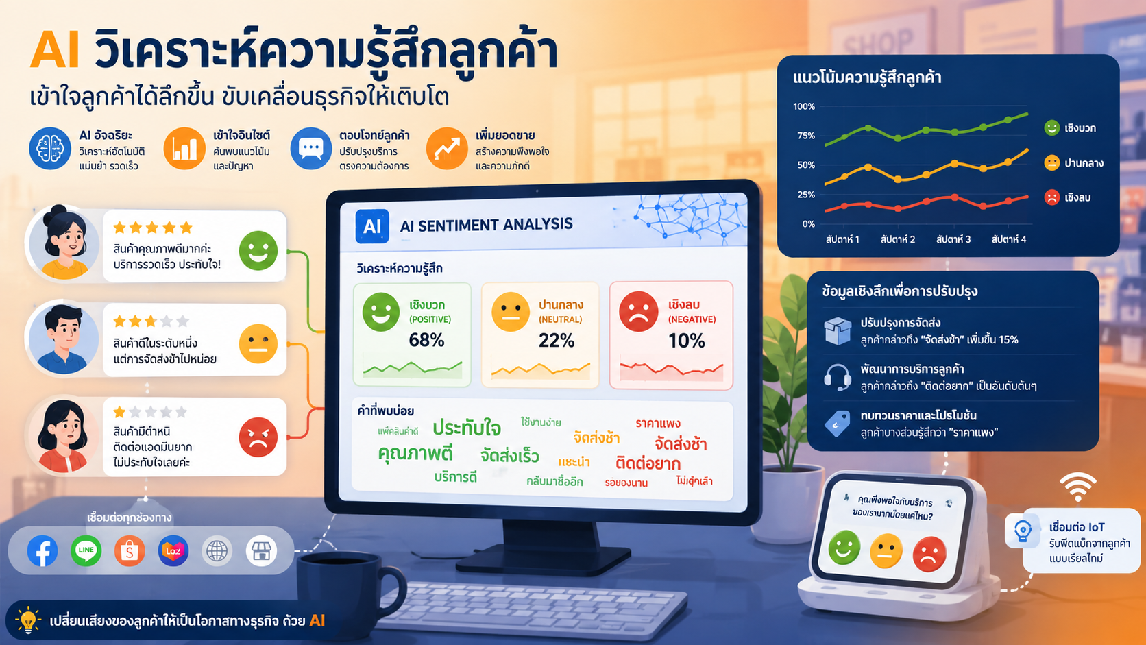 เริ่มต้นใช้ AI วิเคราะห์อารมณ์ลูกค้า: ทำอย่างไรให้ได้ผลจริง ไม่ใช่แค่ตามกระแส