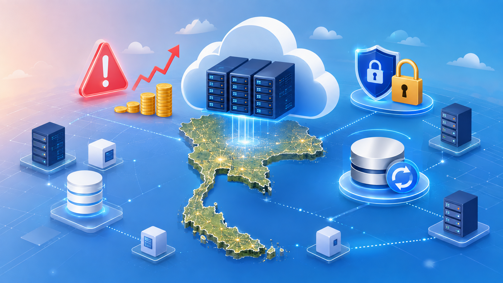 Cloud Hosting เสี่ยงอะไรบ้าง สิ่งที่เจ้าของเว็บต้องรู้ก่อนย้ายระบบ