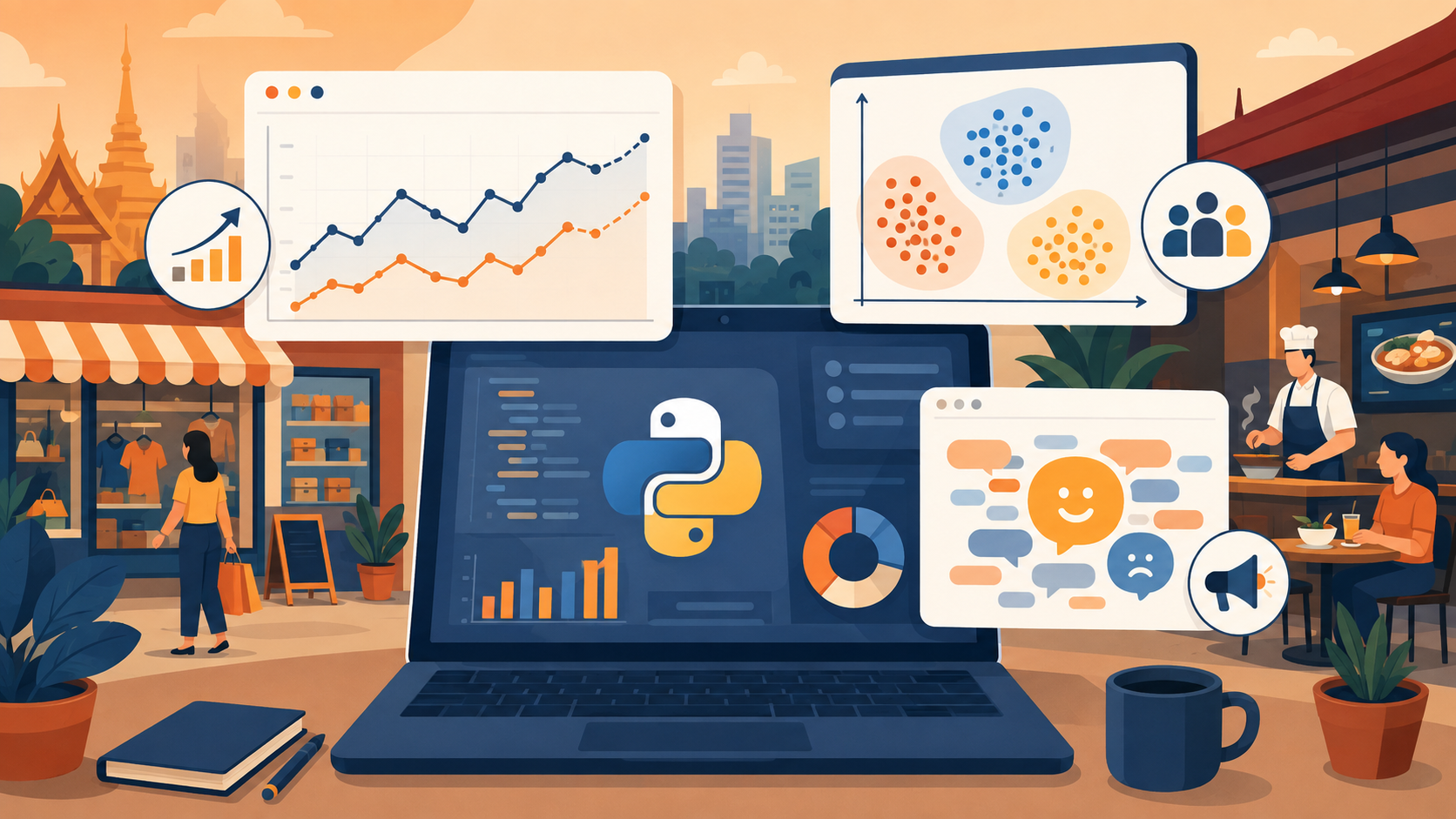 Python Data Science ในธุรกิจจริง: จากข้อมูลดิบสู่การตัดสินใจแม่นยำ